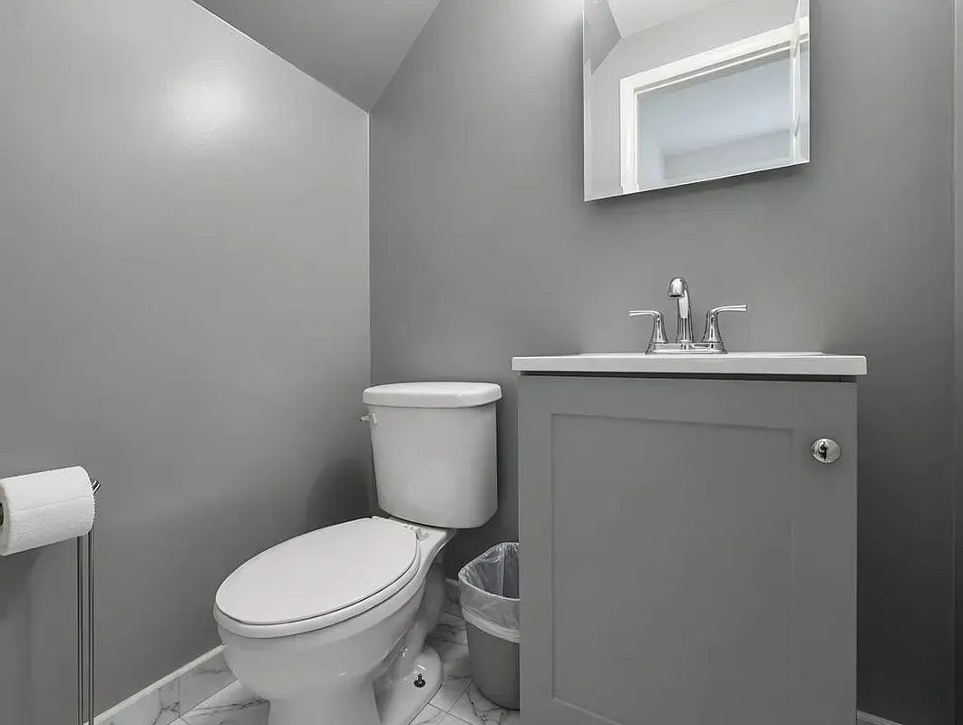 Four bedroom at 93 Avenue B, half bathroom
