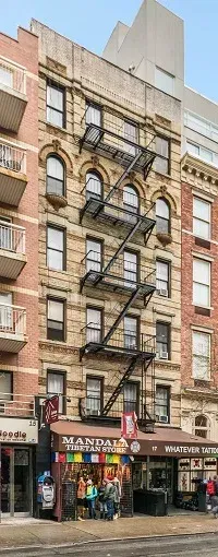 17 Saint Marks Place, a walk-up with shops at street level